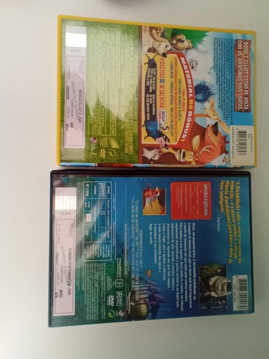 4 DVD filmes para crianças