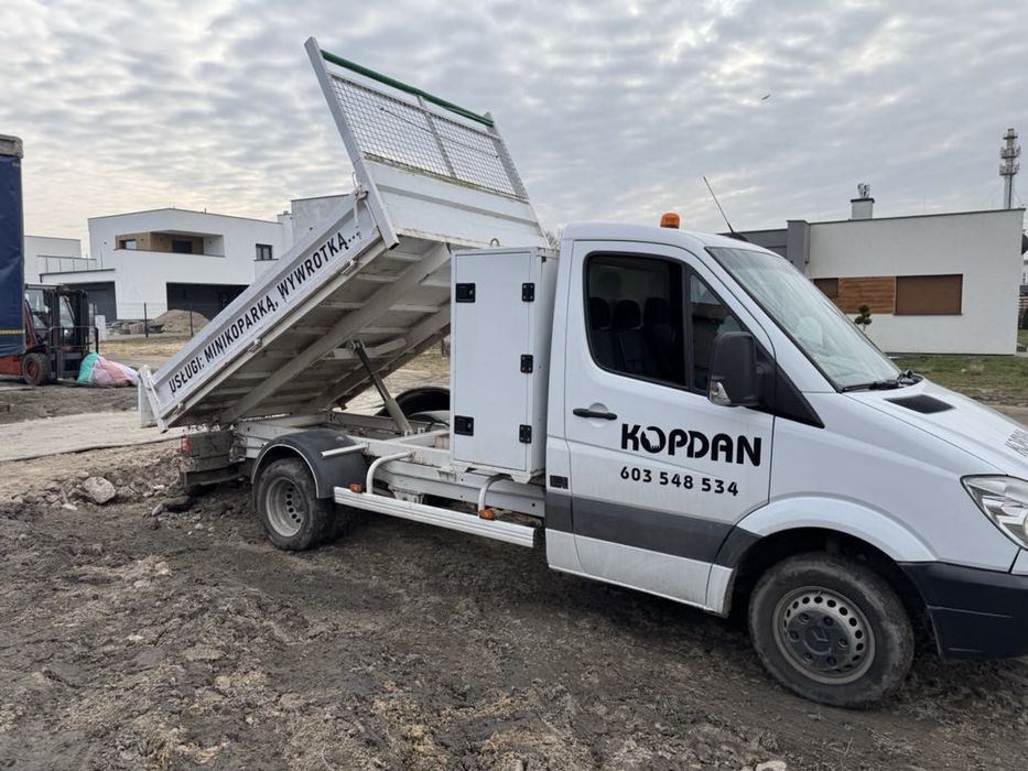 Usługi Minikoparką Wiertnica Młot Wyburzeniowy Miniwywrotka