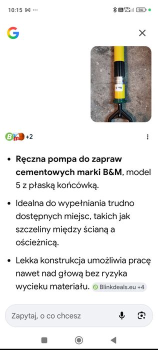 Pompa ręczna do betonu B-M ,BM13300010