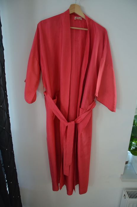 szlafrok 100\% silk /jedwab r. L24