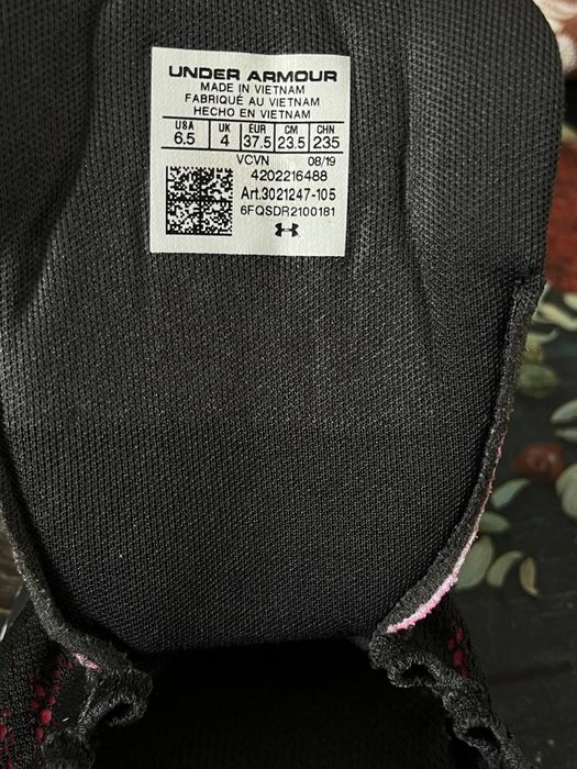 Бігові кросівки Under Armour Charged Rogue Орiгинал.
