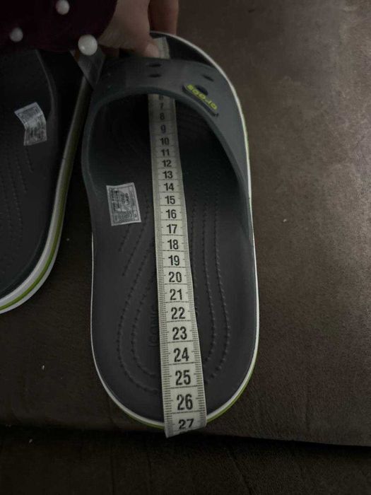 Уценка! Чоловічі Crocs Bayband Slide Charcoal 40-41р m8