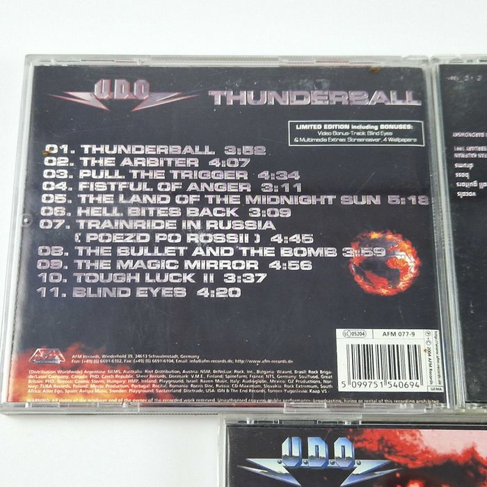 CD-диски  группы UDO