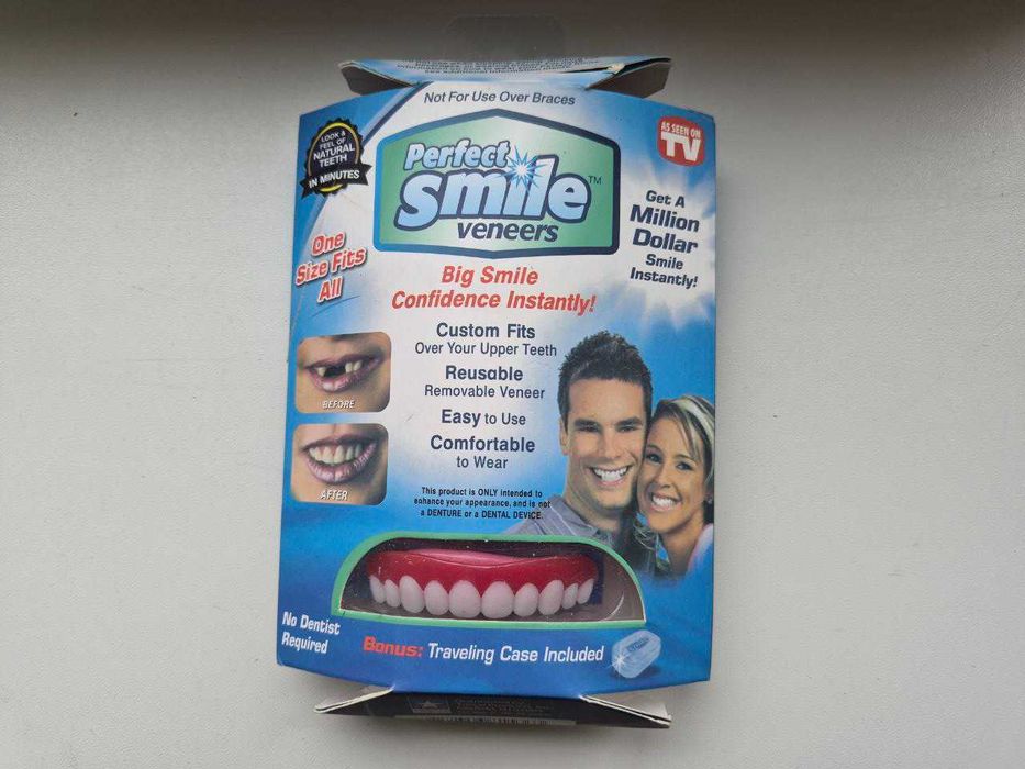 Знімні накладні вініри для зубів верхньої щелепи perfect smile veneers