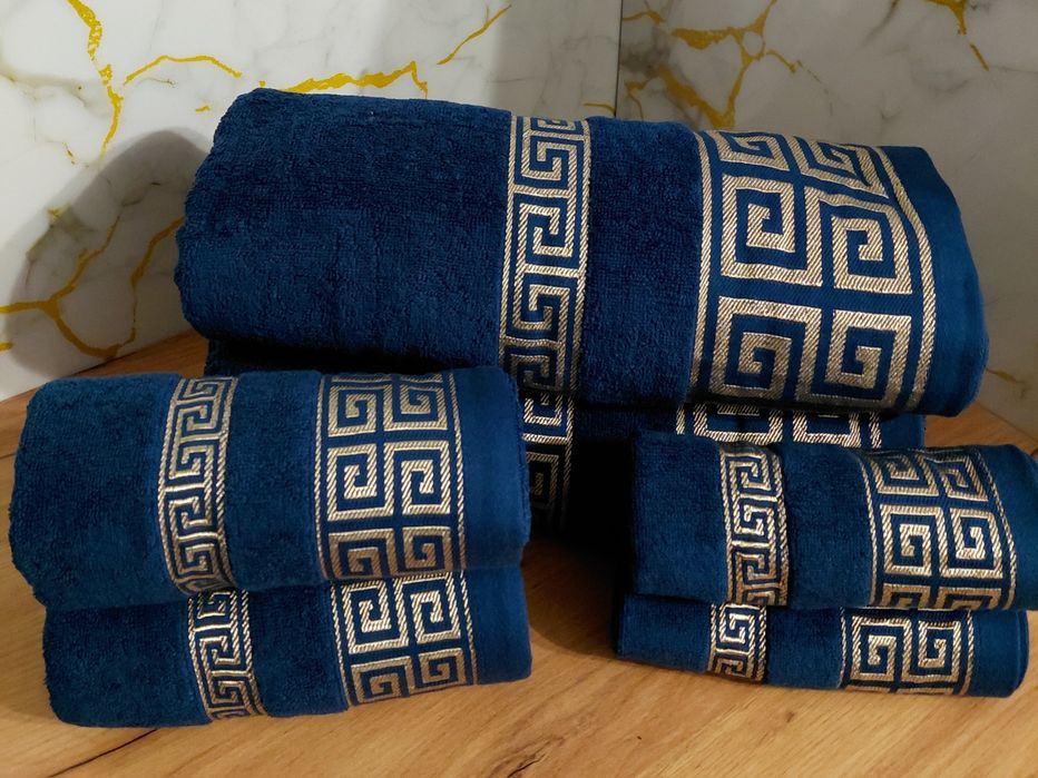 Zestaw 6 ręczników bawełna