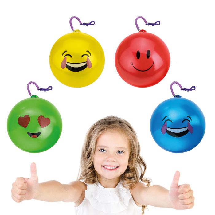 Piłka nowa NAPOMPOWANa na sprężynce,