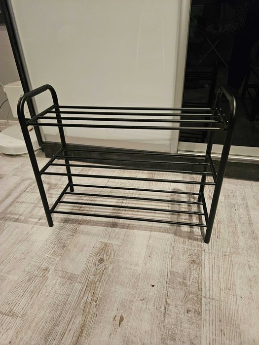 Pudełka z 3 poziomami czarna dom przechowywanie