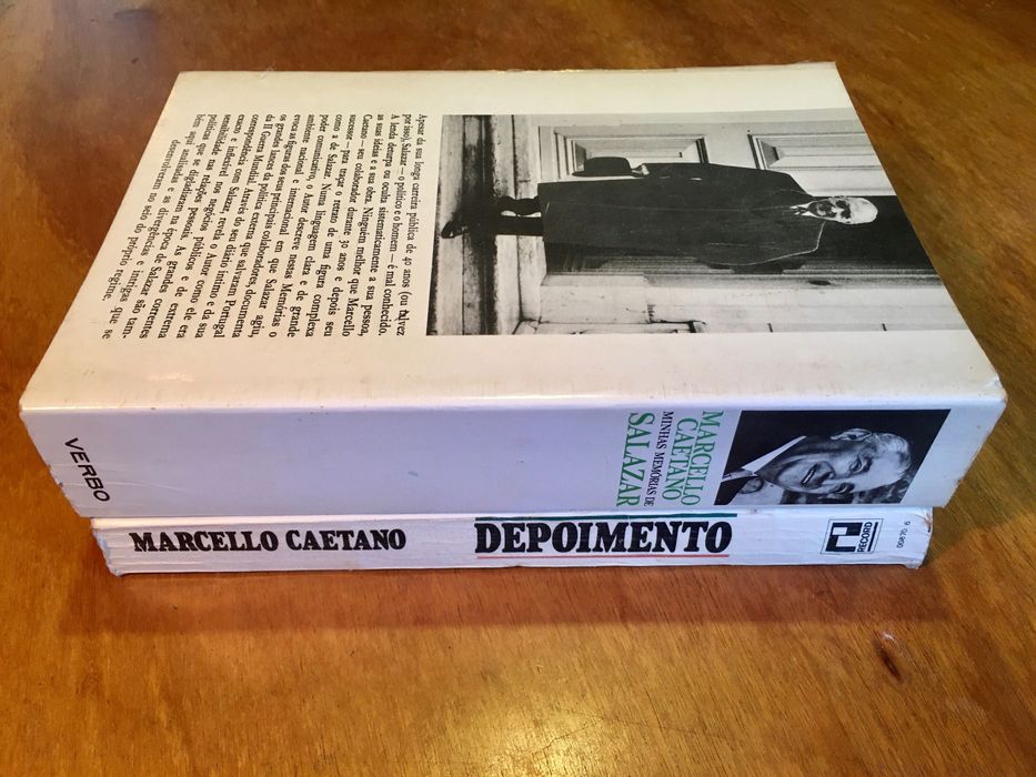 MARCELO CAETANO - lote de 2 livros em bom estado