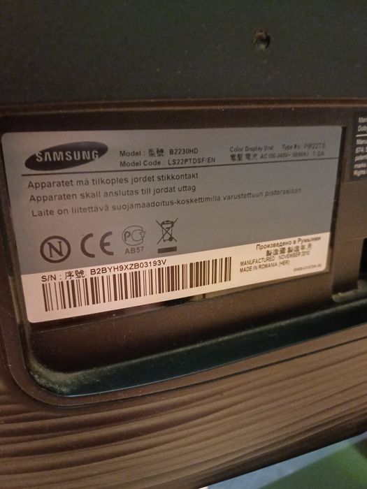 Monitor/Telewizor samsung B2230HD