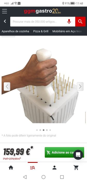 Máquina kebab envio a cobrança