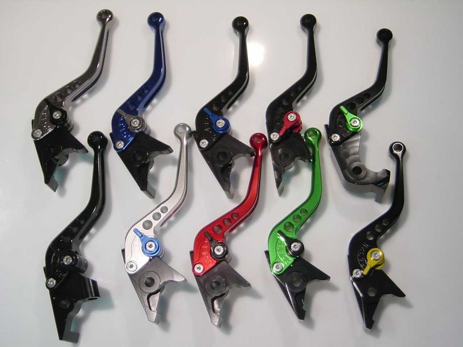 Manetes Curtas CNC Suzuki Honda Yamaha Kawasaki