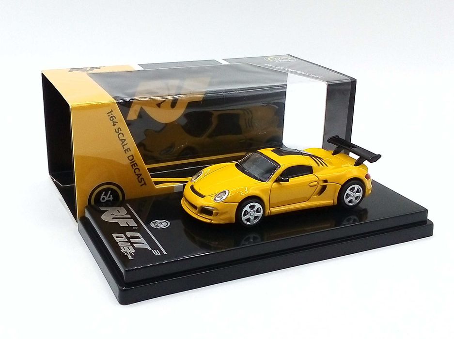 Porsche GT RUF CTR3 Clubsport Yellow 2012 LHD - skala 1:64 - Para64