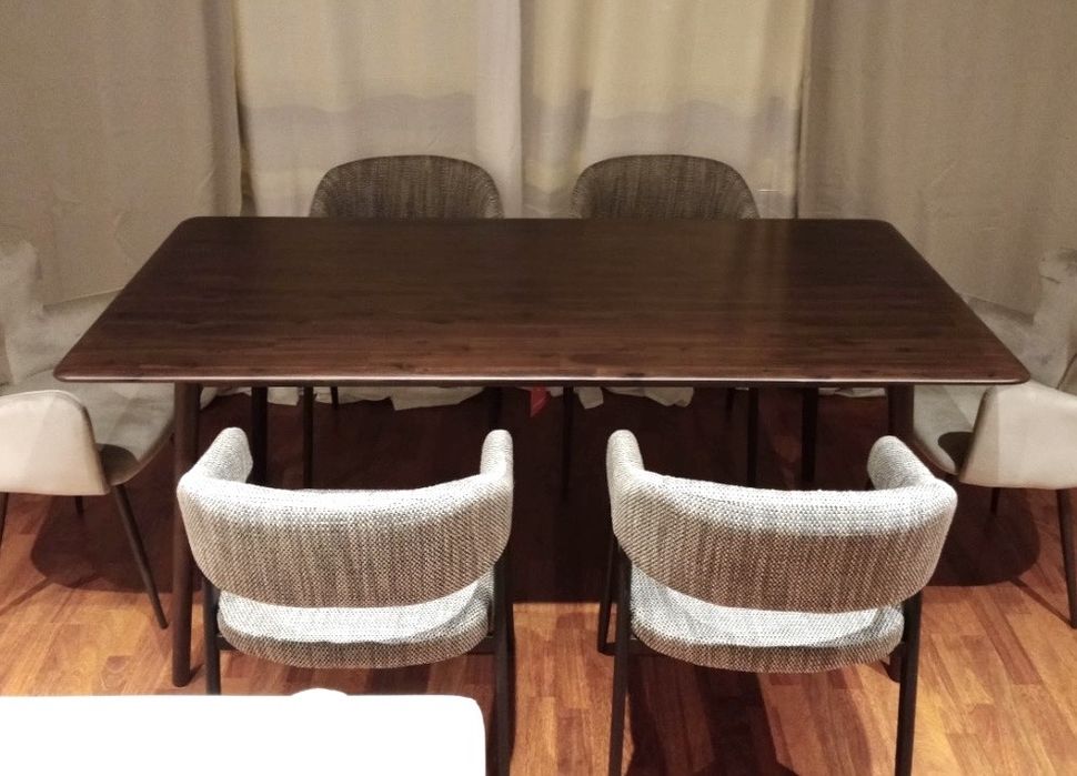 Mesa de jantar acácia El Corte Inglès