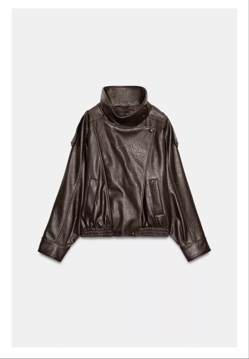 Куртка Zara шкіряна жіноча