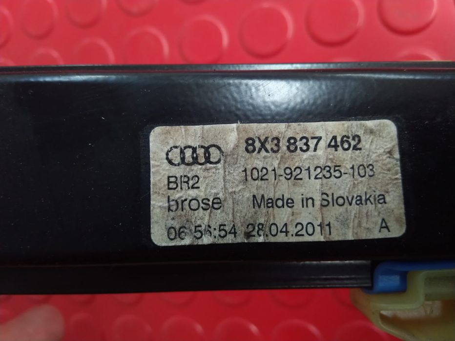 Elevador Frente Dto - 8X3837462 / 1021-921235-103 - AUDI A1 (8X1, 8XK)