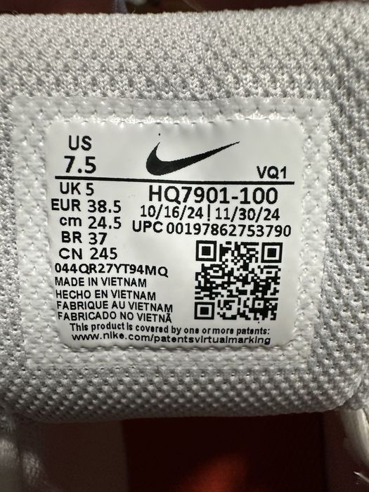 NIKE V5 RNR Buty Sneakersy Tenisówki Obuwie Sportowe 38,5/ dł. 24,5 cm