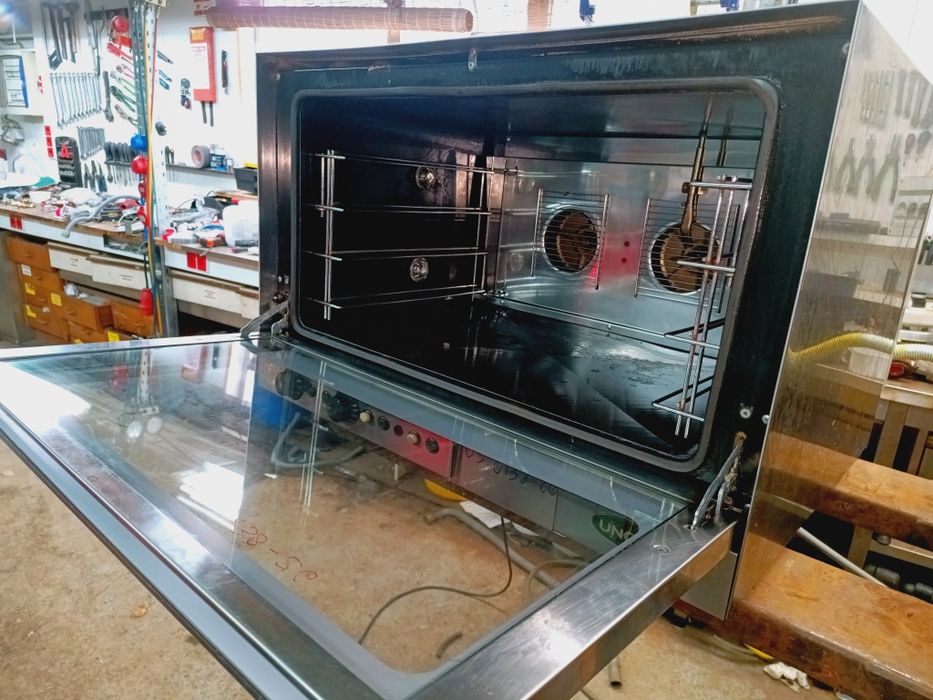 Forno unox a gás com vapor