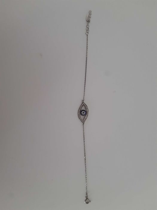 Pulseira Blue Mystic Eye em Prata com Zircónias – Eugénio Campos