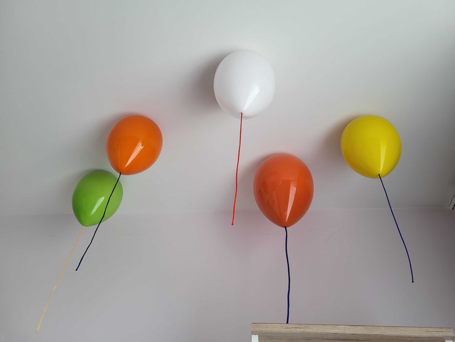 Szklane lampy balony