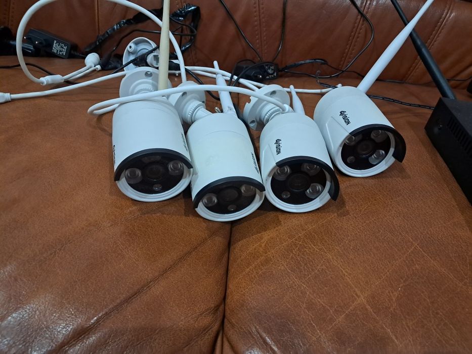 Monitoring wifi zestaw 4 kamery wifi + rejestrator