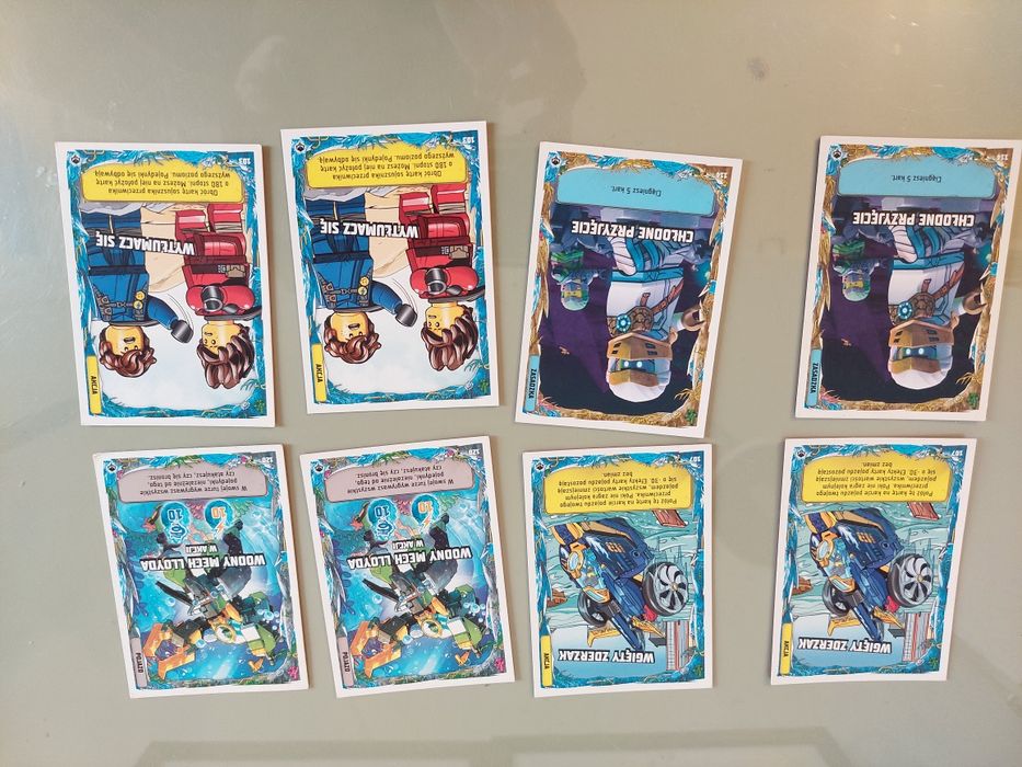 Karty lego Ninjago 8 szt