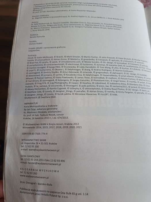 Książka i ćwiczenia do religii