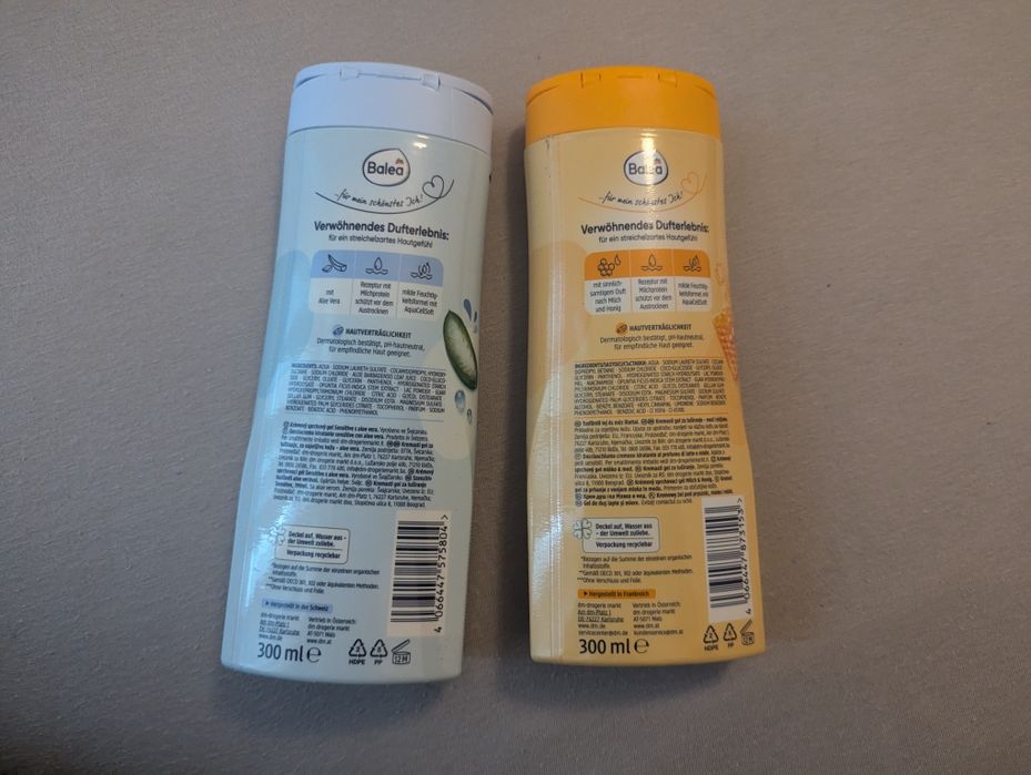 Гель для душа Balea 300 мл Германия