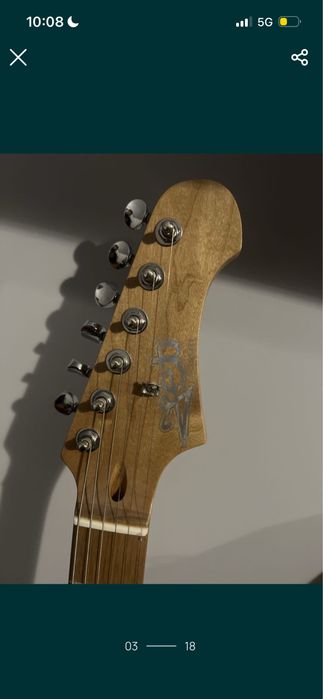 gitara elektryczna JET z wzmacniaczem i stojakiem