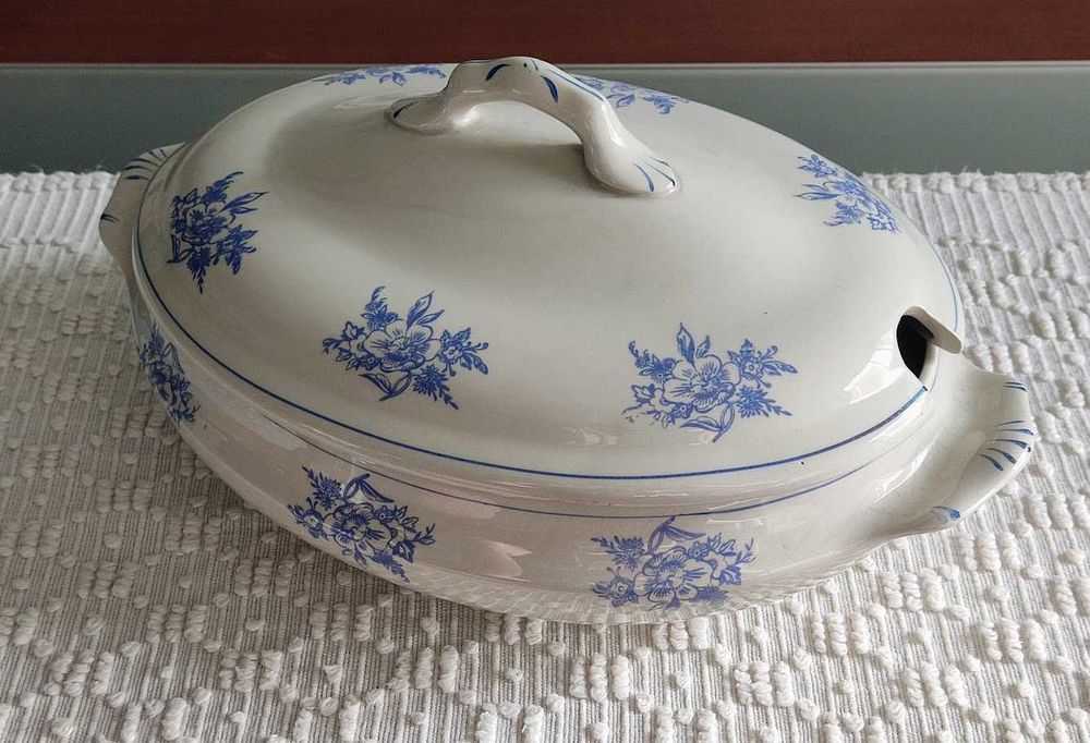 Vintage Soup Terrine by Fábrica de Sacavém
