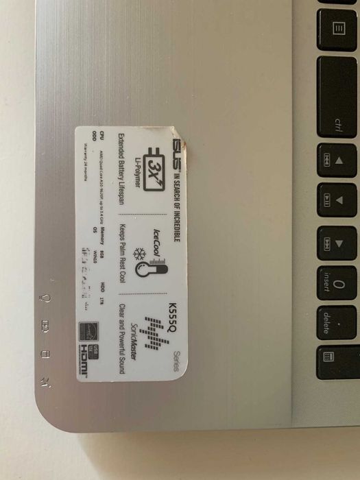 Pc Asus K55Q i5 8GB RAM 1TB HDD