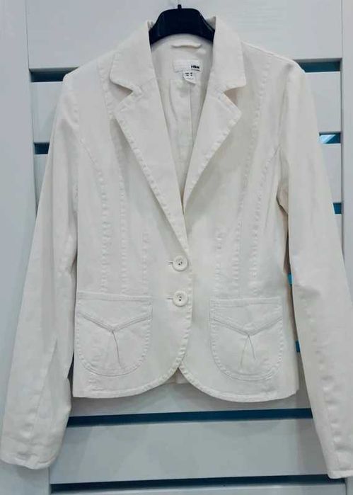 Marynarka biała H&M roz. M