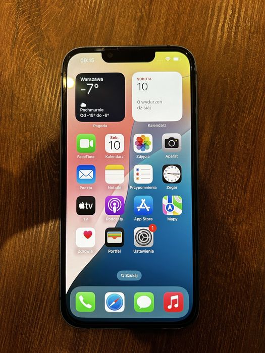 iPhone 13 niebieski