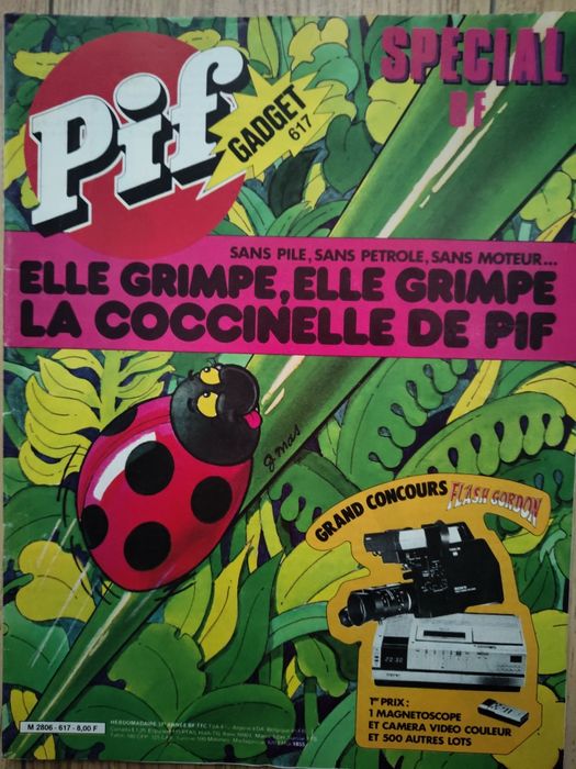 Оригінальний журнал коміксів PIF  (ПІФ) французькою мовою.