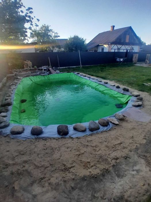 Плівка для озера,плівка для ставка,плівка для водойми,плівка на басейн