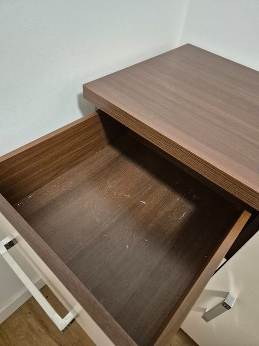 Meble wenge komoda szafa brąz wanilia