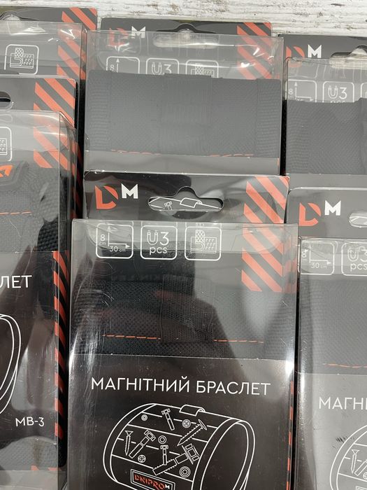 Магнітний браслет Dnipro-M MB-3 / Будівельний браслет для мітизів (Новий)