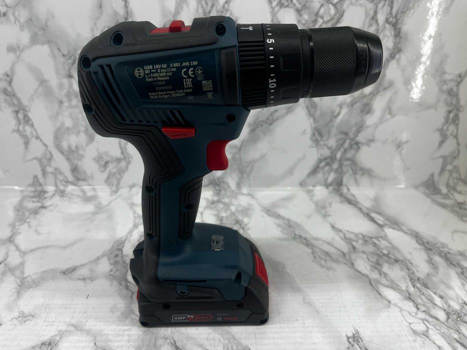 Wkrętarka z udarem BOSCH GSB 18V-50 2x2,0Ah + walizka |NOWA|