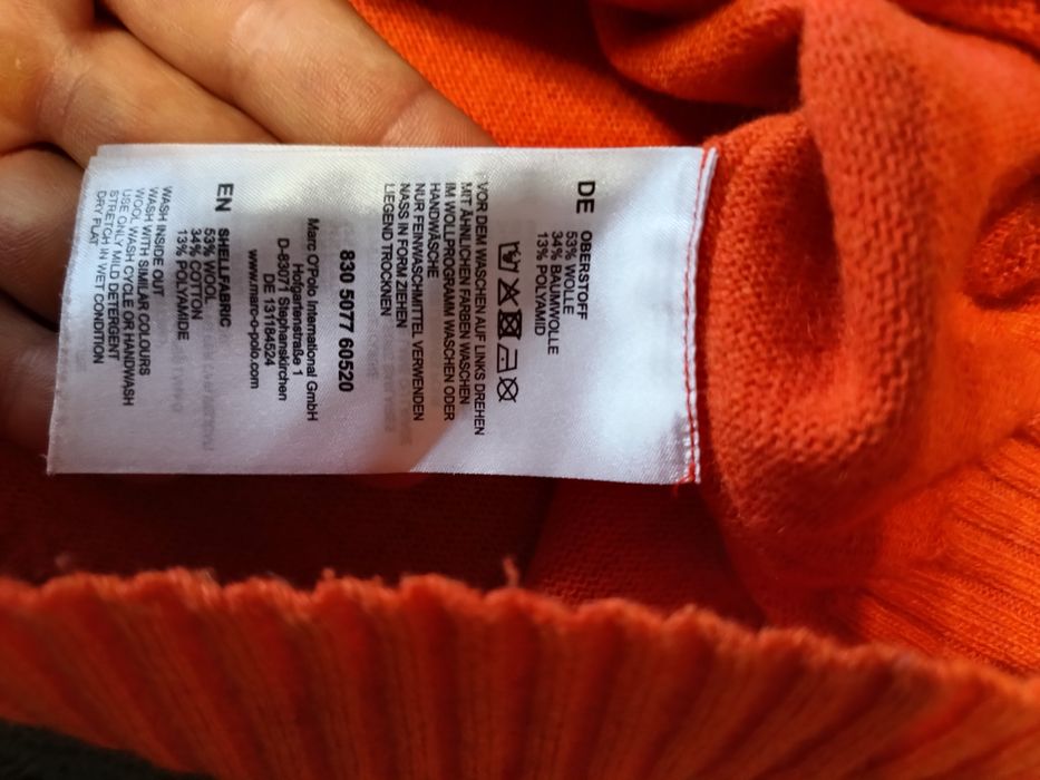 Wełniany sweter Marco Polo wełniany