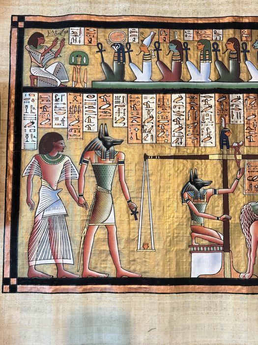 Papiro Egípcio Autêntico — “O Julgamento de Osíris”