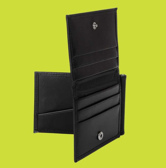 Зажим для банкнот  мужской кошелек искусственная кожа зажим для грошей