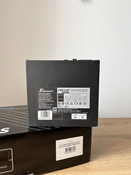 Блок живлення Seasonic Focus Plus Platinum 850W (SSR-850PX)