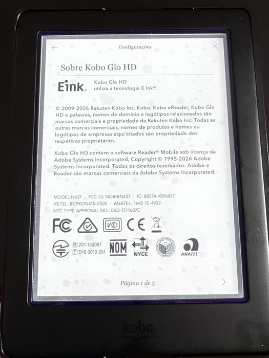Kobo Glo HD E-Reader + Case477552848887490561