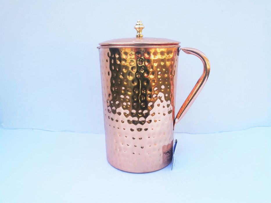 Dzbanek miedziany do wody miedziane naczynia 2l
