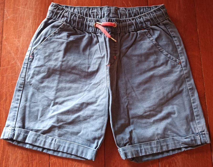 Calções de ganga finos