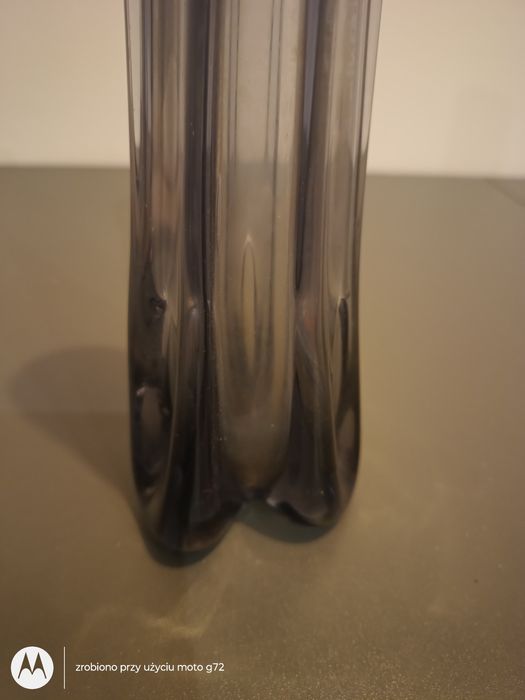 Wazon "Glut" z huty szkła "Ząbkowice"