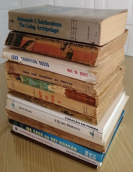 lote de livros internacionais