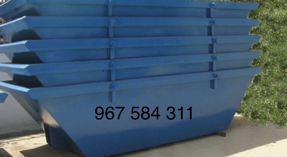 Recolha entulho/resíduos obras contentores carrinhas big bags