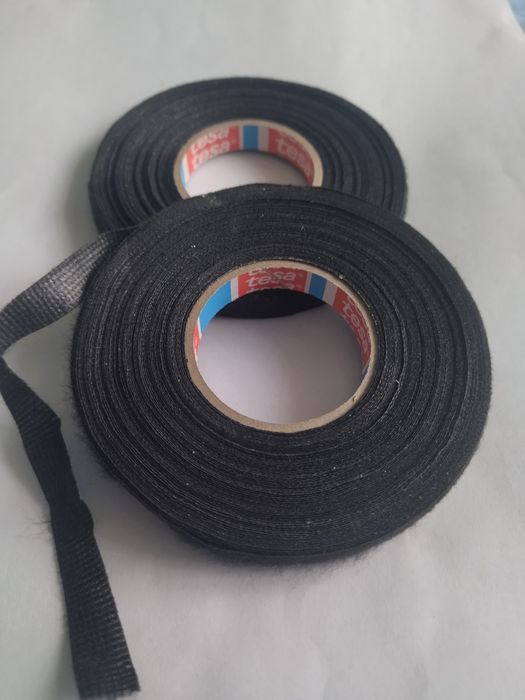 Ізолента Tesa ворсиста, антискрип, трапяна м'яка, изолента