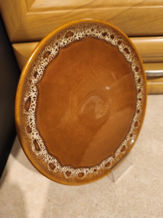 Brązowy talerz deserowy Staffel Stoneware