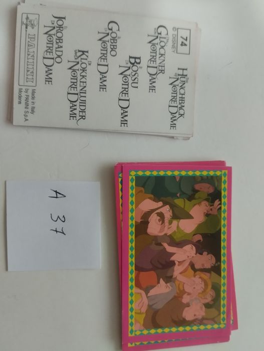 (A5) Cromos de 8 coleções